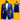 Blue Tuxedo Jacket Pant Beads Mens Stage Tuxedos Wedding Plus Size 4XL Groom Suit  -  GeraldBlack.com