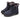 Blue Warm Plush Round Toe Zipper Waterproof Ankle Boots for Women  -  GeraldBlack.com