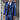 Blue WeddingSuits Slim Fit with Floral Pattern Waistcoat Jacket Pants 3 Piece Formal Groom Tuxedos  -  GeraldBlack.com