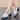 Blue Women Mary Jane Pumps Genuine Leather Sheepskin High Heels Elegant Retro Square Round Toe Ladies  -  GeraldBlack.com