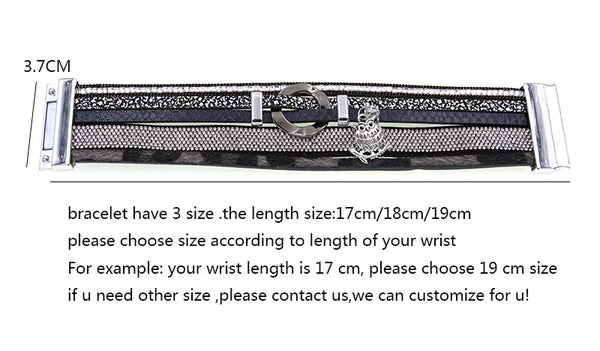 Bohemia Charm Fashion Leopard Print Leather Bracelets for Women  -  GeraldBlack.com