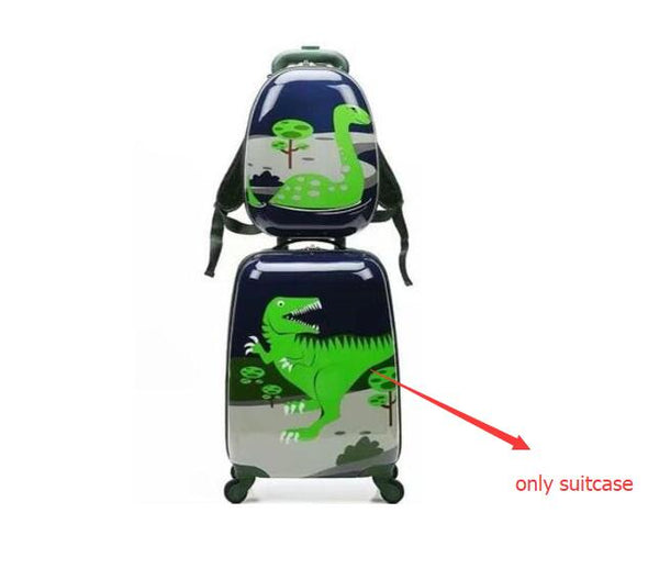 Boys 18 Inch Children Suitcases Luggage Set Trolley Bag For Traveling Kids  -  GeraldBlack.com