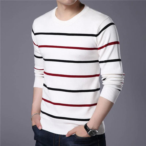 Branded Woolen Casual Striped Slim Fit Pullover and Sweater for Men  -  GeraldBlack.com