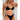 Brazilian Style Solid Color Metal Decor Wirefree Low Waist Bikini Set Swimsuit  -  GeraldBlack.com