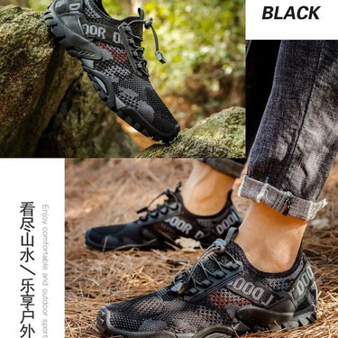 Breathable Speed Interference Water Camo Mesh Mountaineering Outdoor River Tracing Casual Shoes  -  GeraldBlack.com