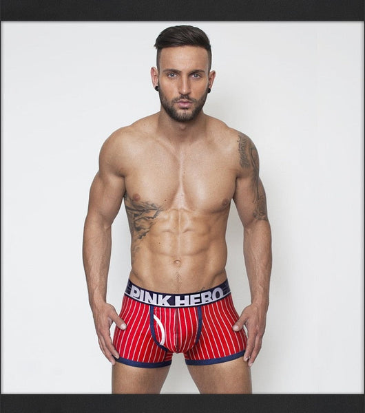 British Fashion Solid Lycra Cotton Underwear Boxer Shorts for Men  -  GeraldBlack.com