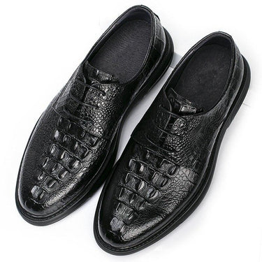 British Style Men's Thick Bottom Height Increasing Non-Slip Dress Shoes  -  GeraldBlack.com