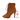 Brown-7cm Women's Sexy Red High Heels Peep Toe Zipper Indoor Dancing Ankle Boots Shoes  -  GeraldBlack.com