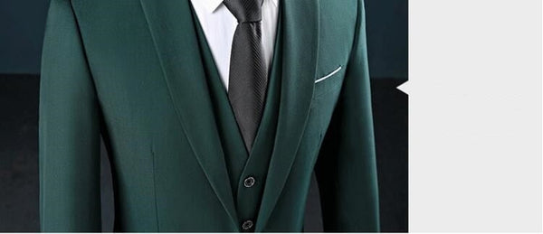 Brown Blazer Pant Vest Fashion Wedding Casual Business 3 Piece Suit for Men  -  GeraldBlack.com