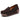 Brown Penny Ladies Genuine Leather Moccasins Fall Slip-on Casual Round Toe Handmade Shoes  -  GeraldBlack.com