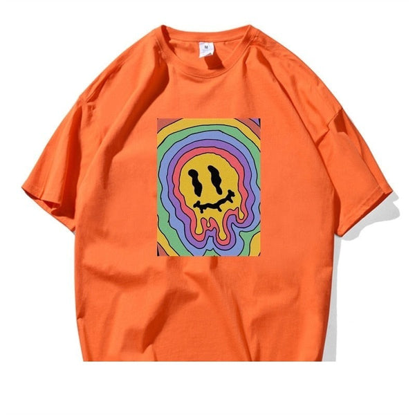 Bubble Ghost Colorful Funny Casual Men Women 100% Cotton T-shirt Tshirt Chic Girl Summer Short  -  GeraldBlack.com