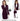 Burgundy Color Formal Business Suit Coat Vest and Pants for Women  -  GeraldBlack.com