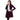 Burgundy Color Formal Business Suit Coat Vest and Pants for Women  -  GeraldBlack.com