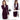 Burgundy Color Formal Business Suit Coat Vest and Skirt for Women  -  GeraldBlack.com