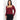 Burgundy Color Shirred Square Neck Long Sleeve Women's Tops  -  GeraldBlack.com