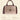 Business Women First Layer Cowhide Zipper Shoulder Messenger Large Capacity Dumpling Bag Vintage Tote Handbag  -  GeraldBlack.com