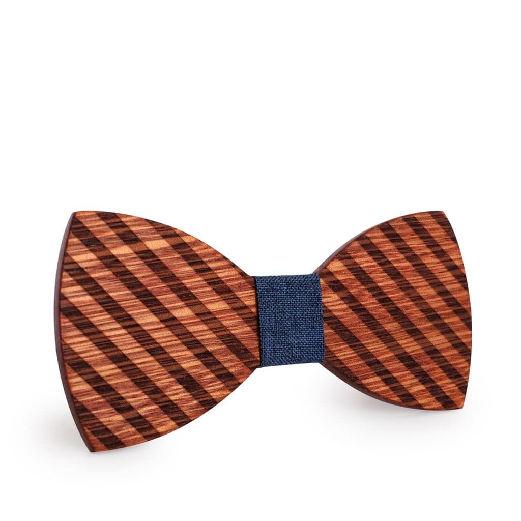 Butterfly Shaped Bowknots Etching Wooden Bow Ties for Men's Wedding Suits  -  GeraldBlack.com