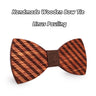 Butterfly Shaped Bowknots Etching Wooden Bow Ties for Men's Wedding Suits - SolaceConnect.com