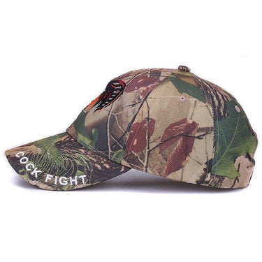 Camo Embroidery Cock Fitted Fishing Baseball Caps for Women and Men - SolaceConnect.com