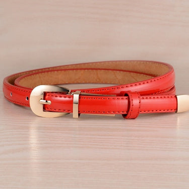 Candy Color Versatile For Women Thin Belt Fashion Simple Ladies Alloy Pin Buckle Belt  -  GeraldBlack.com