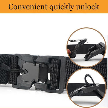 Canvas Nylon Quick Release Buckle Army Combat Tactical Belts for Men - SolaceConnect.com