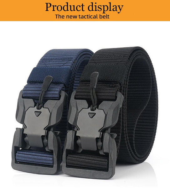 Canvas Nylon Quick Release Buckle Army Combat Tactical Belts for Men - SolaceConnect.com