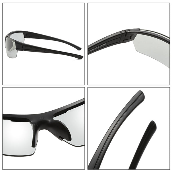 Carbon Fiber Frame Sunglasses for Men Cycling Glasses Photochromic Glasses Sports Lenses Sports  -  GeraldBlack.com