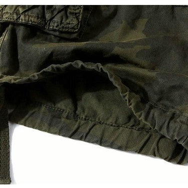 Casual Camouflage Cargo Summer Cotton Military Shorts for Men - SolaceConnect.com