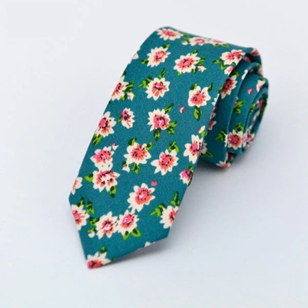 Casual Cotton Printing European Style Fashion Necktie for Men  -  GeraldBlack.com