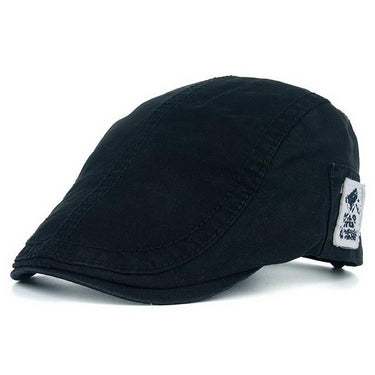 Casual Cotton Solid Color Caps Peaked Summer Beret Hats for Men - SolaceConnect.com