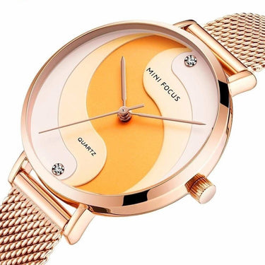 Casual Creative Stylish Stainless Steel Quartz Gift Watches for Women  -  GeraldBlack.com