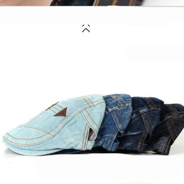 Casual Denim Fashion Spring Summer Jeans Beret Hats for Men & Women - SolaceConnect.com
