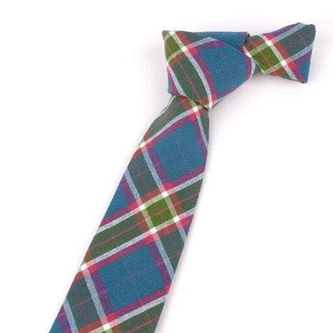 Casual Fashion Cotton Skinny Plaid Neck Tie for Men and Women - SolaceConnect.com