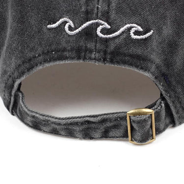 Casual Fashion Sea Wave Pattern Adjustable Unisex Sports Baseball Cap - SolaceConnect.com
