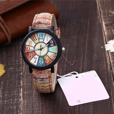 Casual Feminino Fashion Vintage Leather Women's Quartz Wrist Watch - SolaceConnect.com