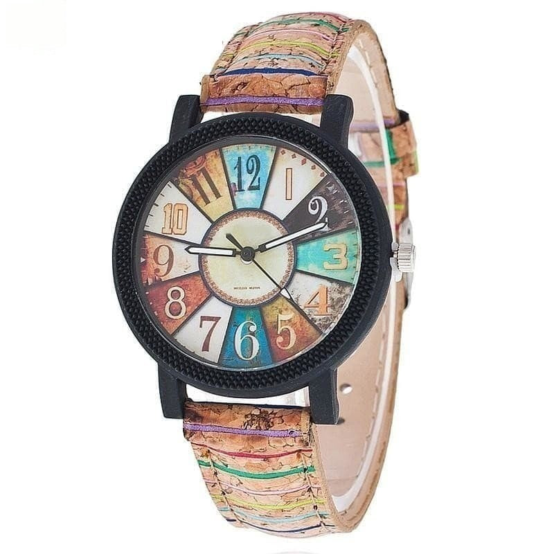 Casual Feminino Fashion Vintage Leather Women's Quartz Wrist Watch  -  GeraldBlack.com