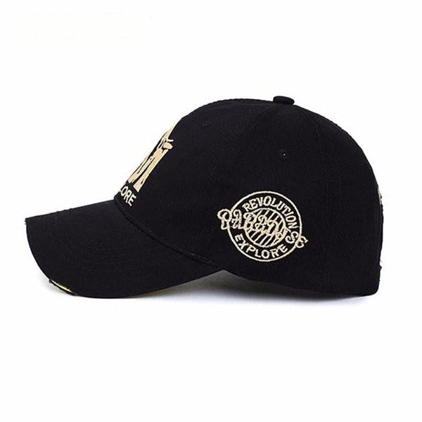 Casual Hip Hop Snapback 6 Panel Baseball Wolf Cap with Adjustable Strap - SolaceConnect.com