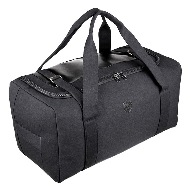 Casual Large Capacity Canvas Luggage Travel Duffle Bags for Men  -  GeraldBlack.com