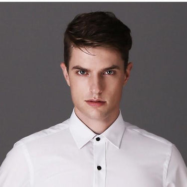 Casual Long Sleeve Business Formal Fashion Masculina Shirt for Men - SolaceConnect.com