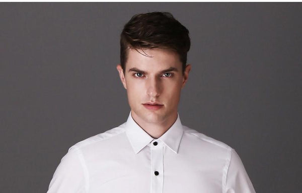 Casual Long Sleeve Business Formal Fashion Masculina Shirt for Men - SolaceConnect.com