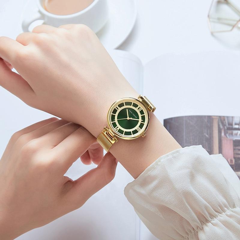 Casual Luxury Fashion Stainless Steel Wristwatches for Women  -  GeraldBlack.com