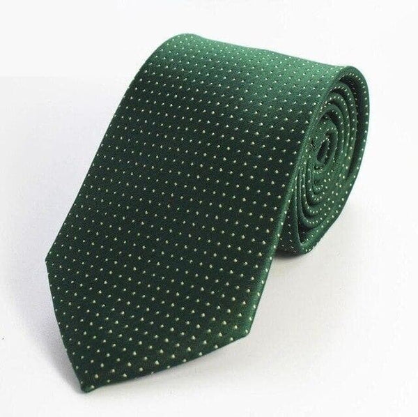 Casual Men's Fashion Classic Dot Striped Gravata Neckties for Business - SolaceConnect.com