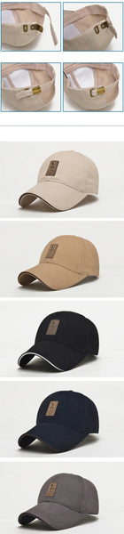 Casual Men’s Solid Color Adjustable Dads Hats Baseball Caps for Summer  -  GeraldBlack.com