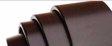 Men's 100% Full Pure Cow Genuine Leather Pin & Smooth Styles Belts for Men 38mm Width Without - SolaceConnect.com