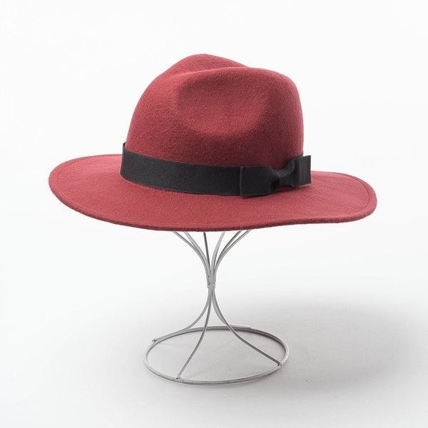 Casual Structured Traveller Wool Felt Hat Fedora for Men and Women  -  GeraldBlack.com