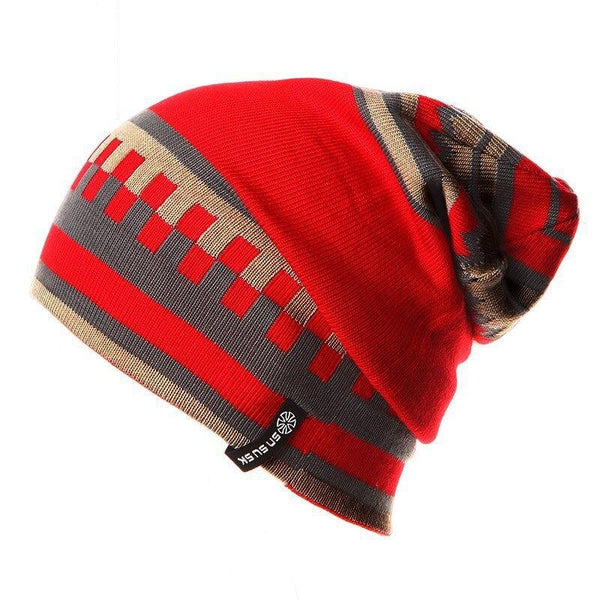 Casual Style Winter Skullie Hats for Winter Snowboard Skating Skiing - SolaceConnect.com