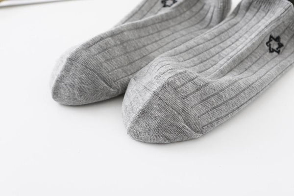 Casual Summer Embroided Cotton Ankle Socks Slippers for Men - SolaceConnect.com