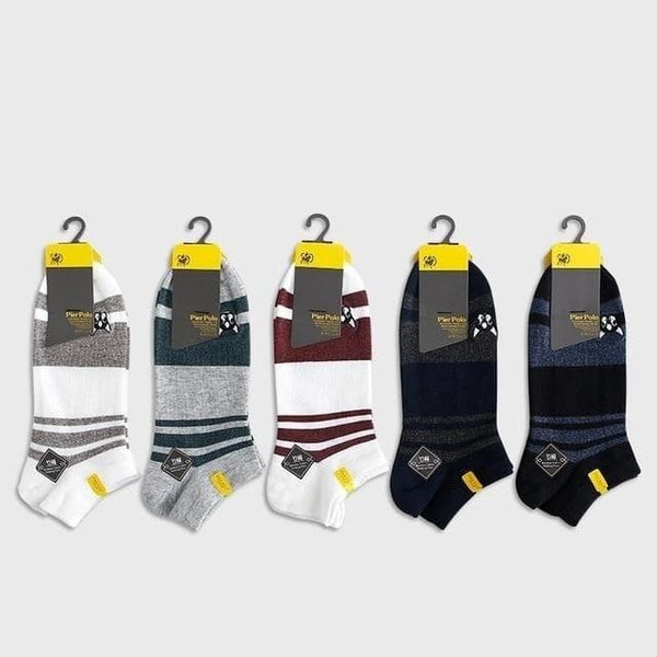 Casual Summer Fashion Bamboo Fiber Cotton Breathable Socks for Men - SolaceConnect.com