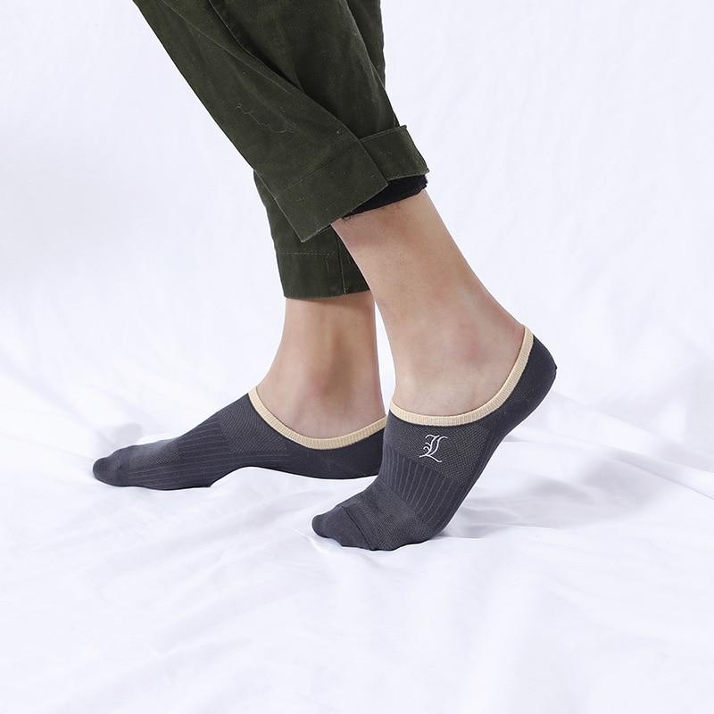 Casual Summer Fashion Cotton Embroided Ankle Short Socks for Men  -  GeraldBlack.com