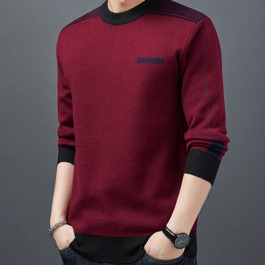 Casual Thick Warm Winter Luxury Knitted Pullover Sweater Men Wear Jersey Dress Knit Sweaters Fashions 02150  -  GeraldBlack.com